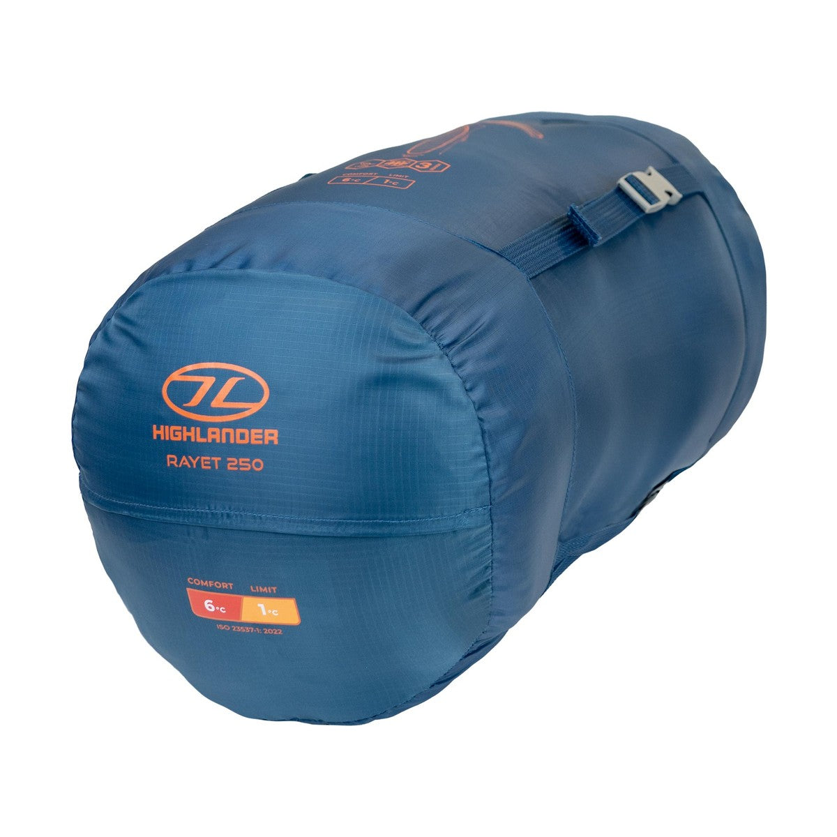 Highlander Rayet 250 fibersovepose, 220 x 80 x 50 cm (Deep Blue)