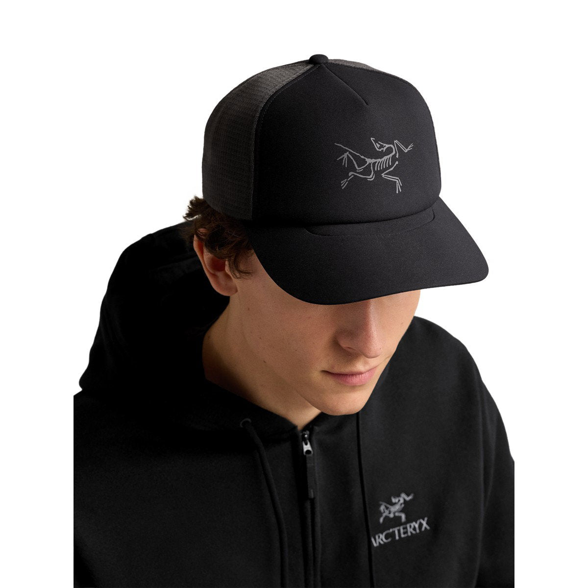 Arc'teryx Bird Trucker kasket, herre (Black / Cloud)