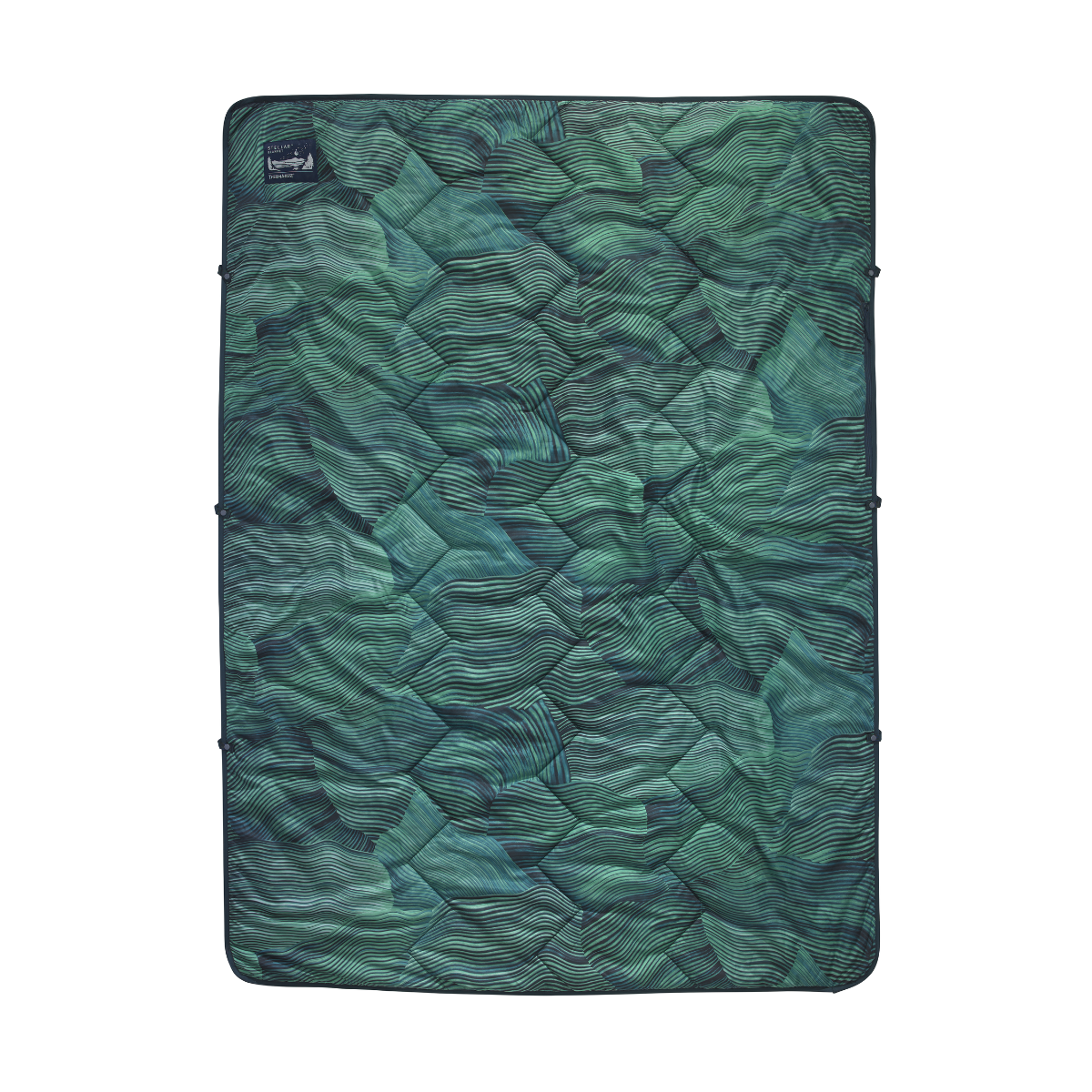 Therm-a-Rest Stellar Blanket (Green Wave Print)