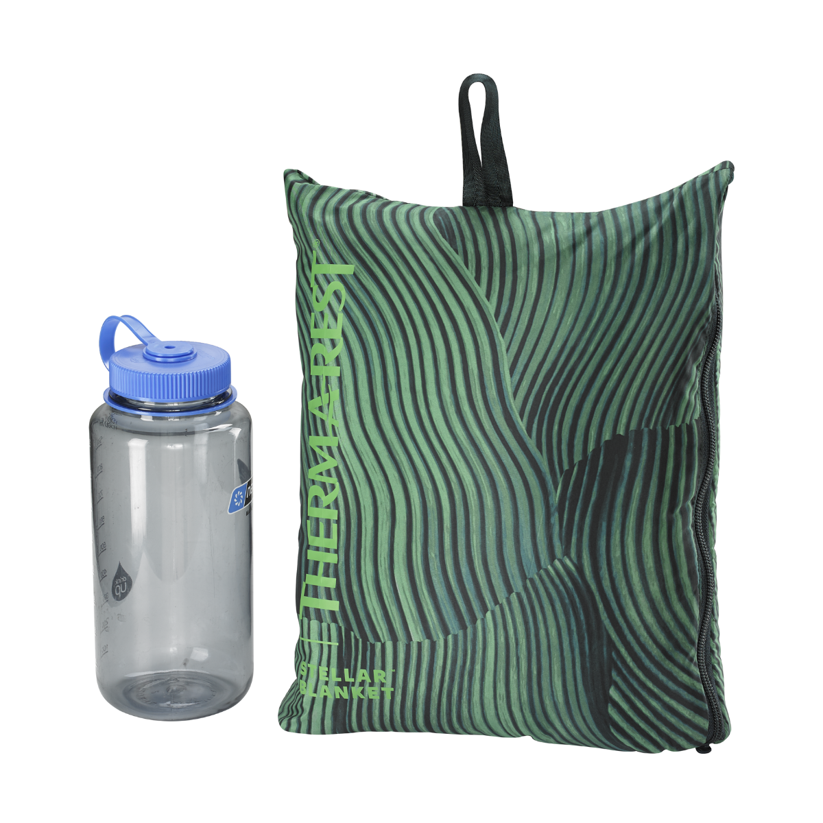 Therm-a-Rest Stellar Blanket (Green Wave Print)