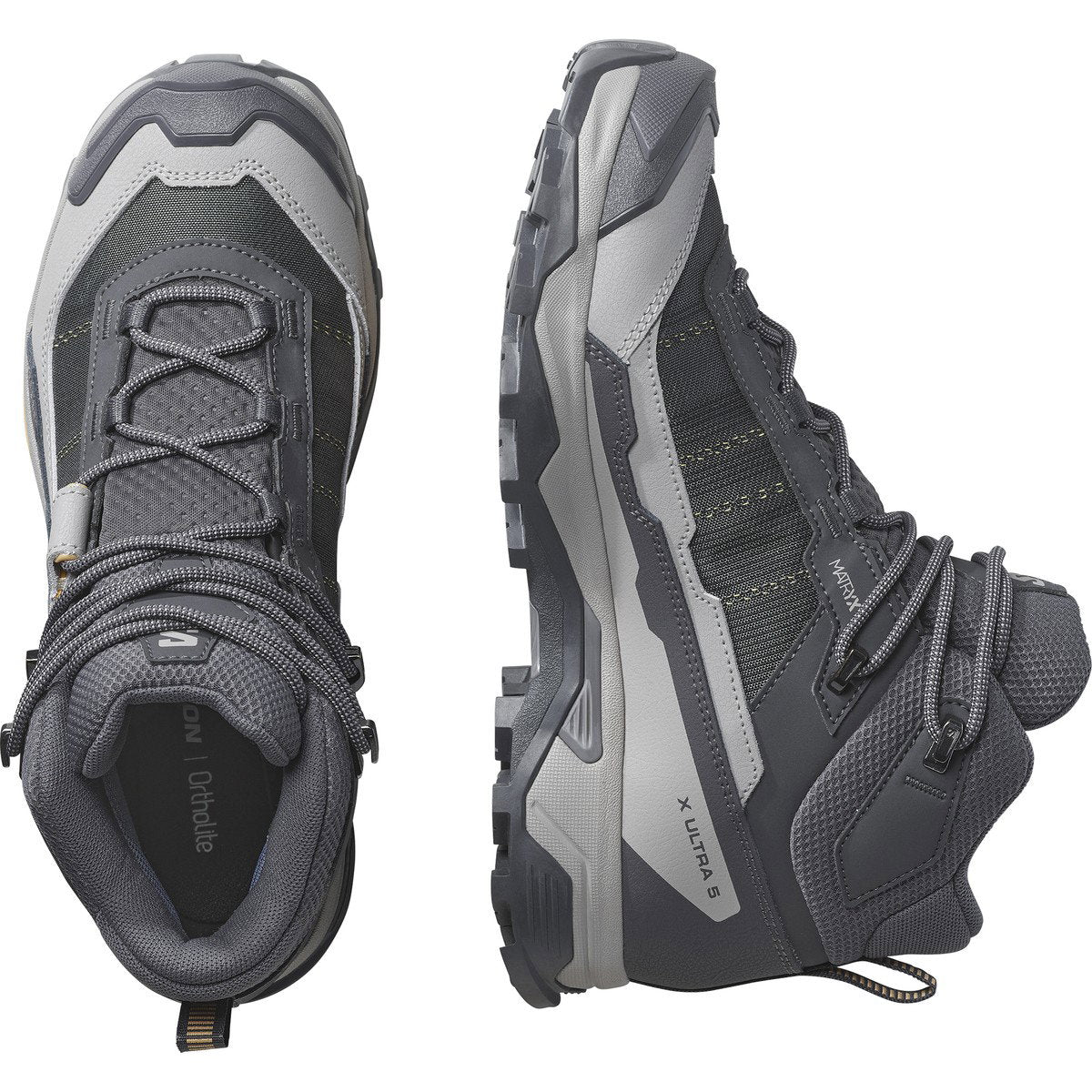 Salomon X ULTRA 5 Mid GORE-TEX vandrestøvler, dame (Iron/Gull/So)