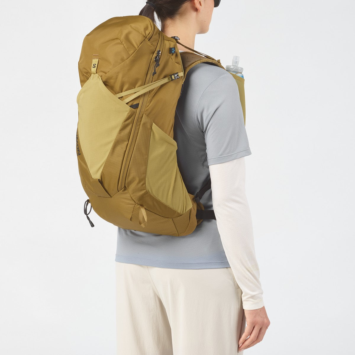 Salomon Aerotrek 20 L vandrerygsæk (Brilliant Olive / Willow / Black)