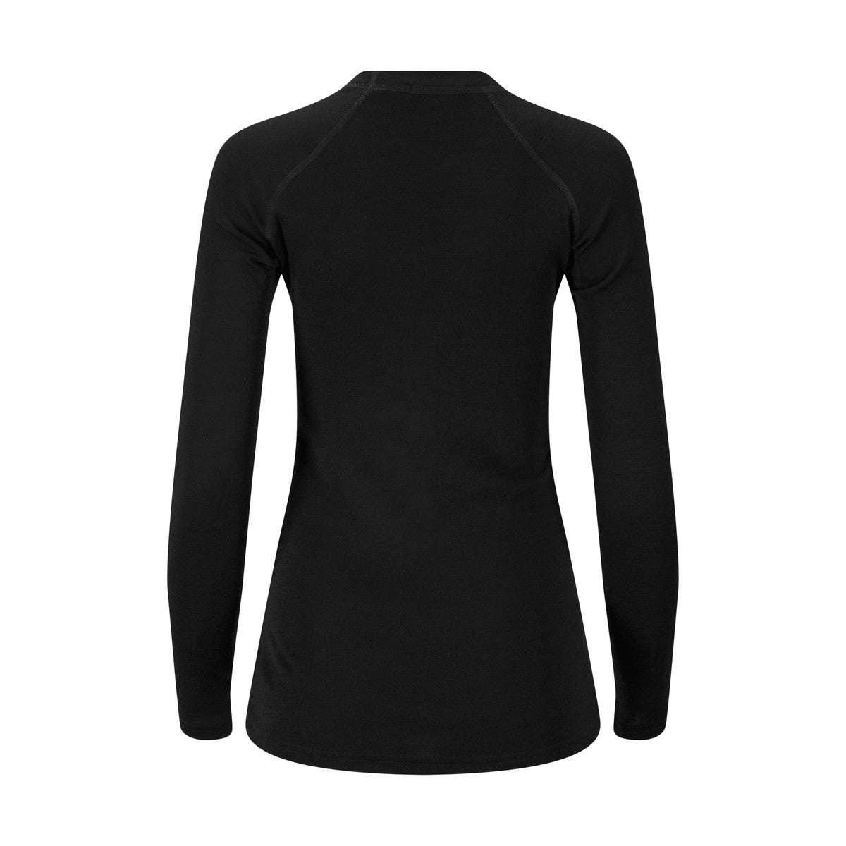 Aclima WarmWool Crewneck uldundertrøje, dame (Jet Black)