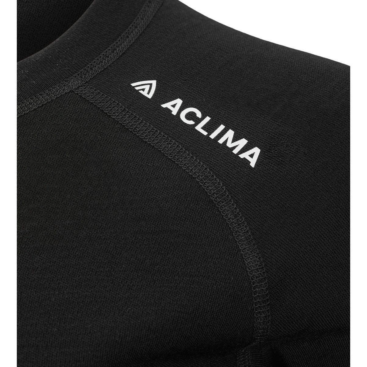 Aclima WarmWool Crewneck uldundertrøje, dame (Jet Black)