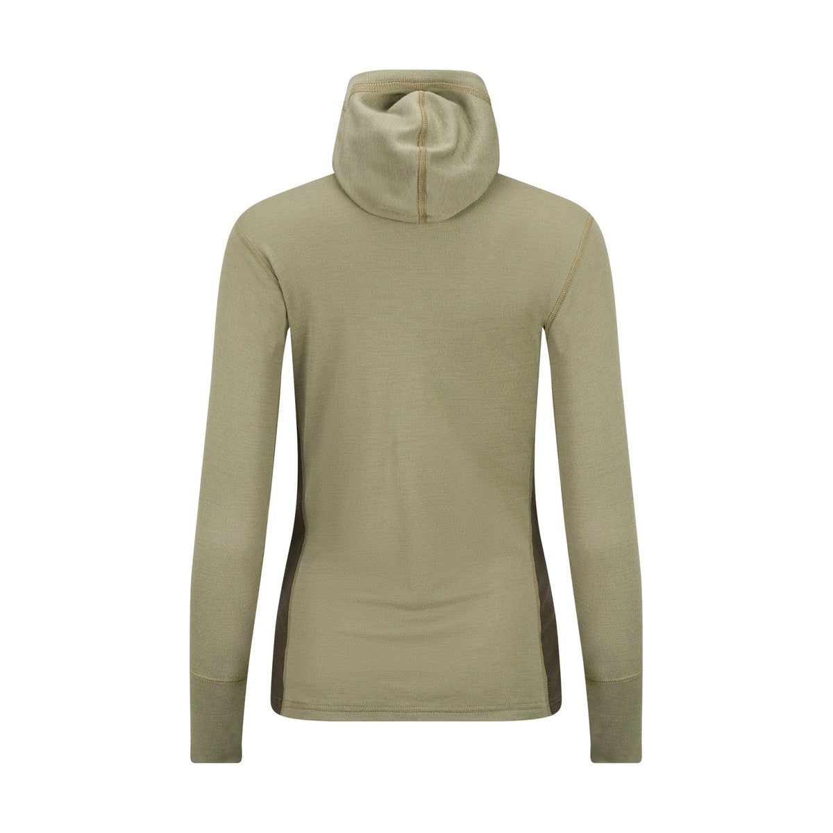 Aclima WarmWool Hoodsweater w/Zip uldtrøje, dame (Aloe / Nature)