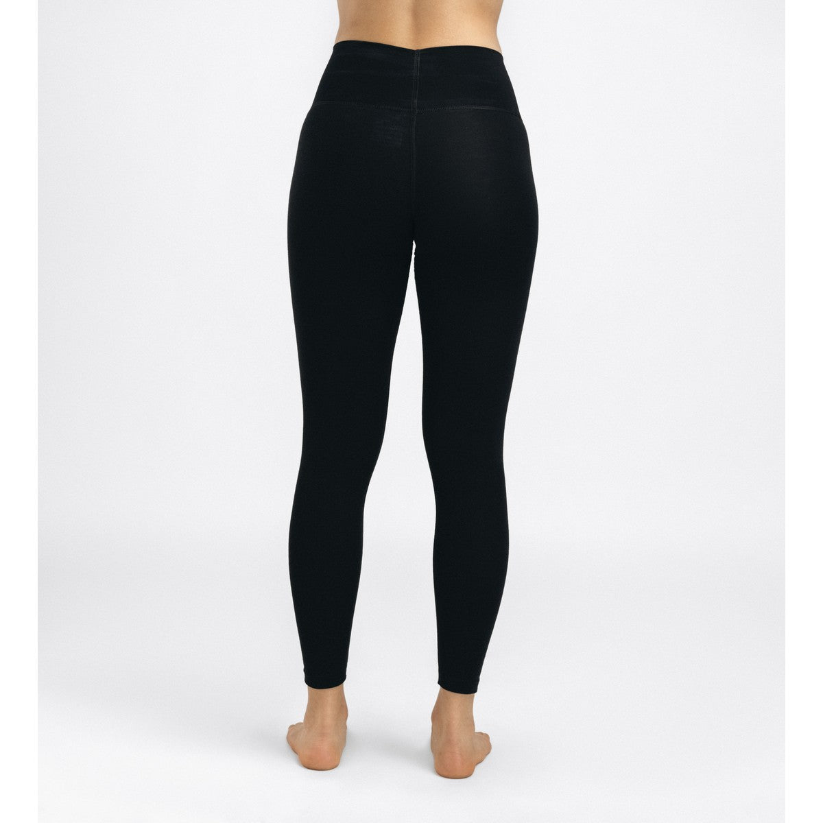 Aclima WarmWool Longs High Waist, uldunderbukser, dame (Jet Black)