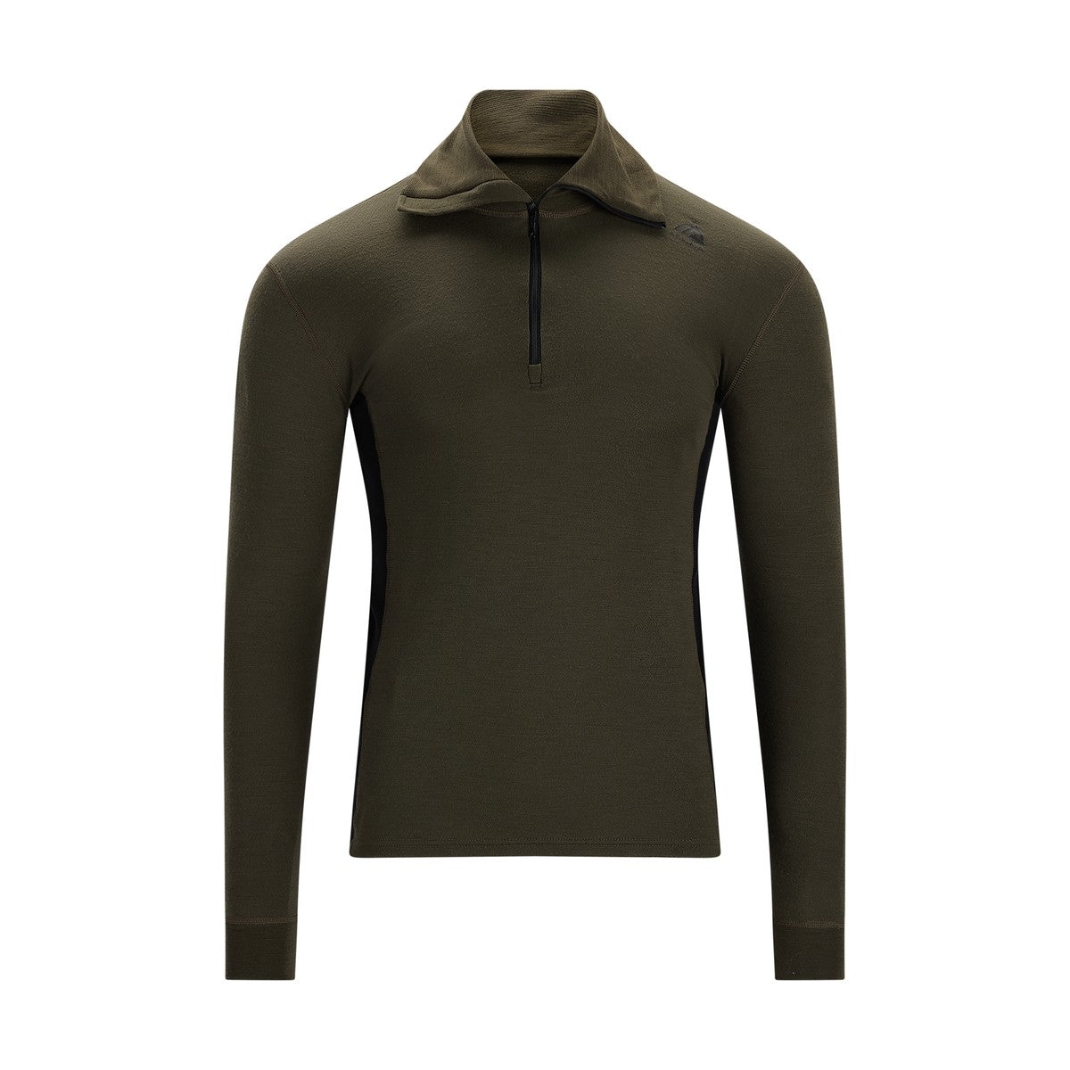 Aclima WarmWool Polo uldundertrøje, herre (Tarmac / Jet Black)