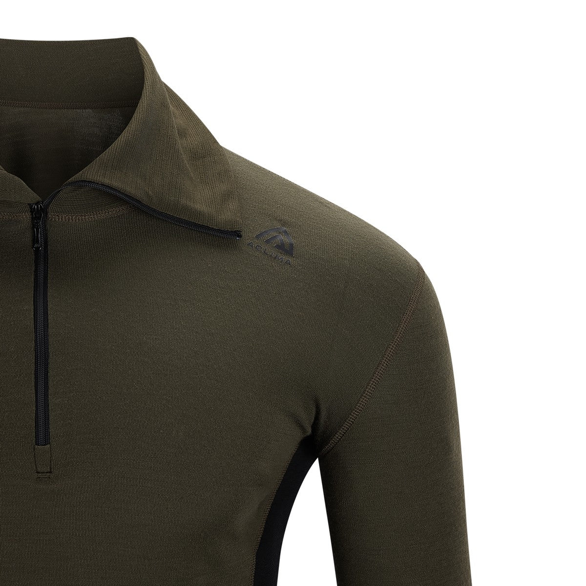 Aclima WarmWool Polo uldundertrøje, herre (Tarmac / Jet Black)