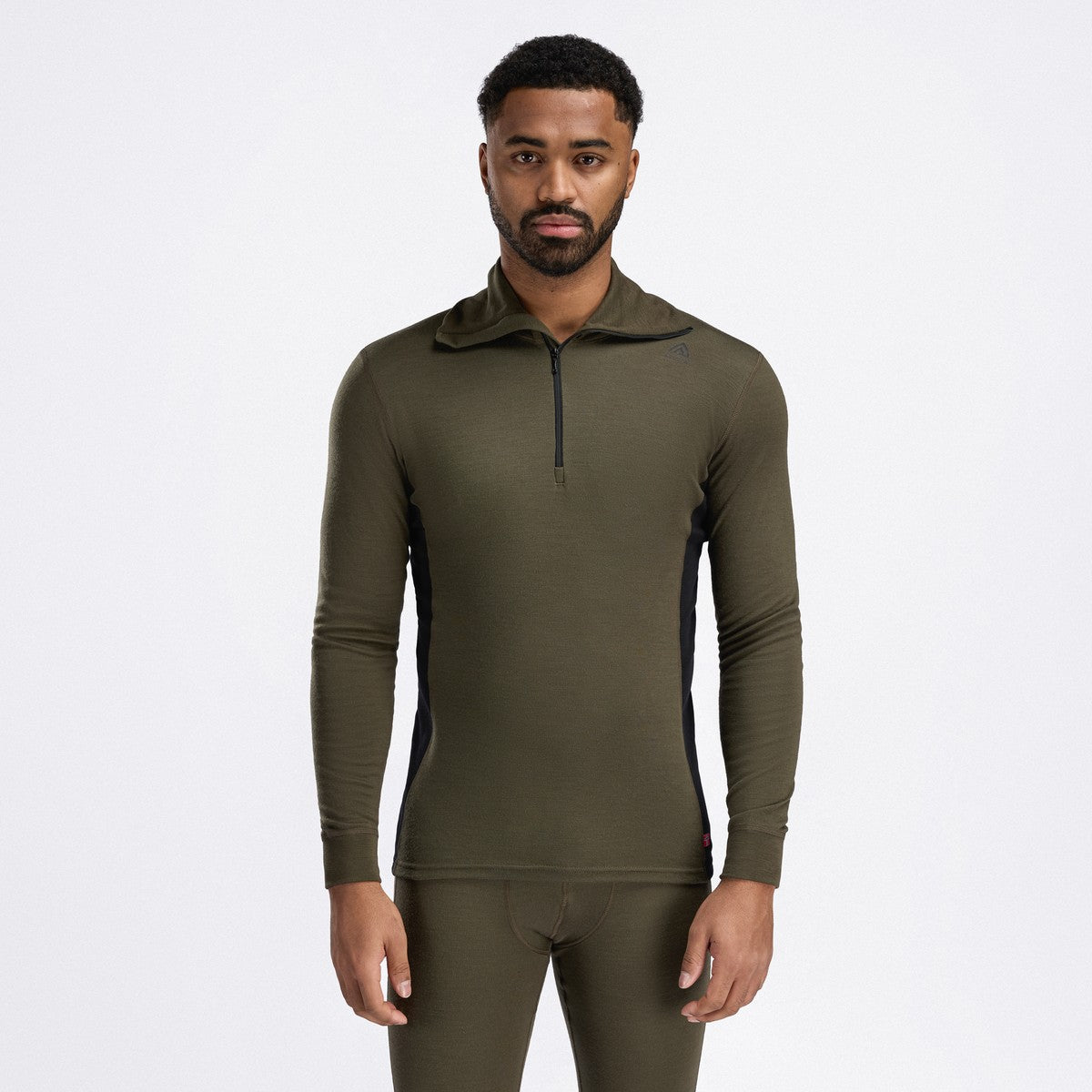Aclima WarmWool Polo uldundertrøje, herre (Tarmac / Jet Black)