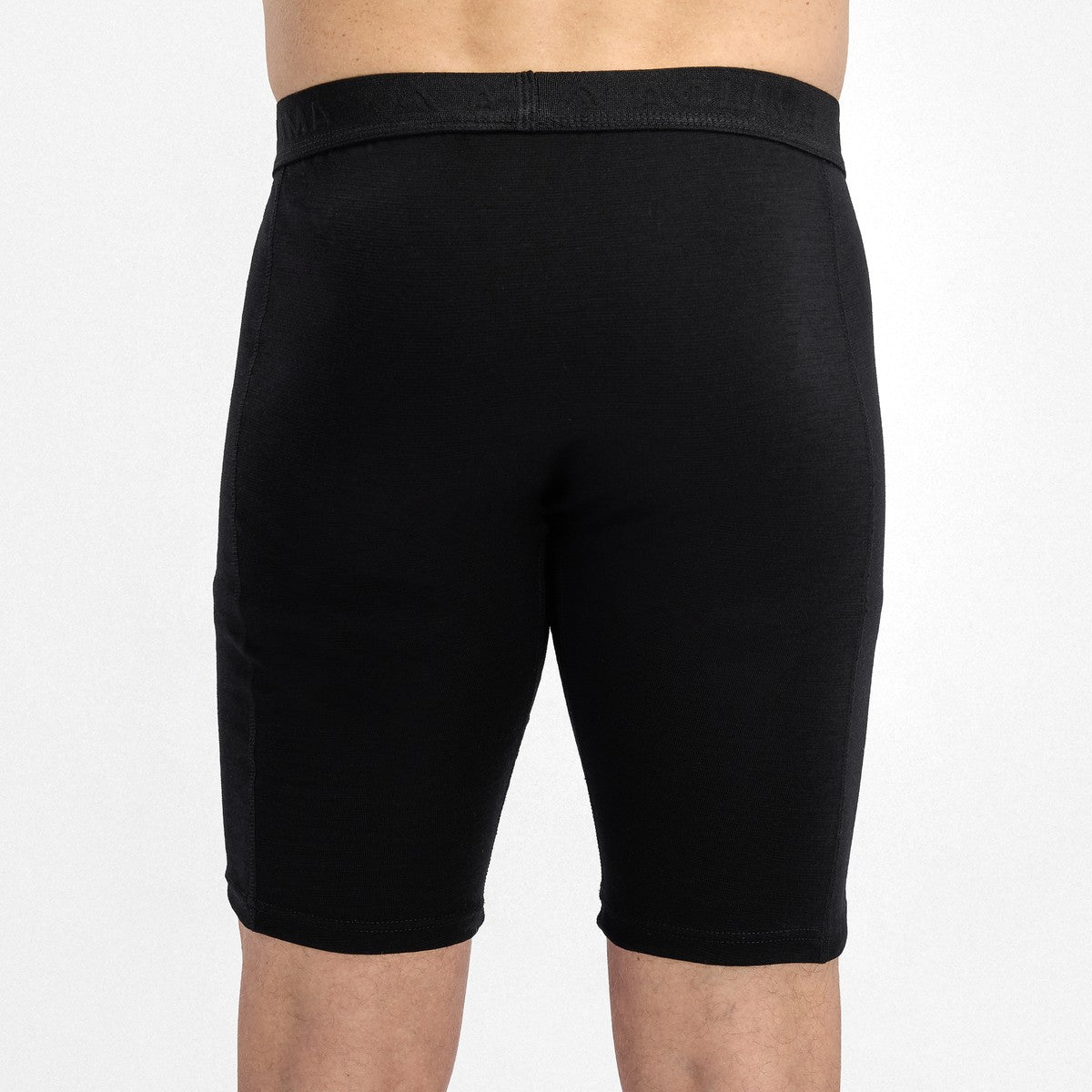 Aclima WarmWool Shorts Long underbukser, herre (Jet Black)