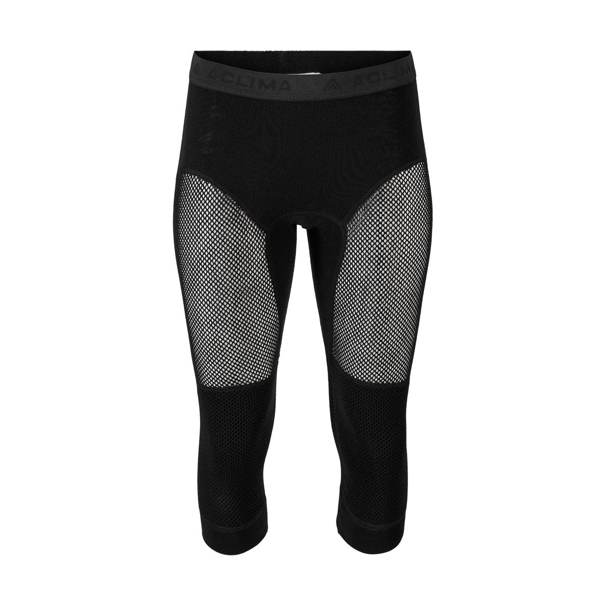 Aclima WoolNet Longs 3/4, dame (Jet Black)