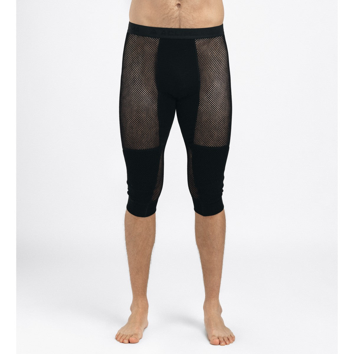 Aclima WoolNet Longs 3/4 lange underbukser, herre (Jet Black)
