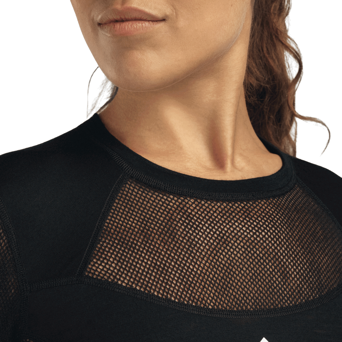 Aclima WoolNet Light Crewneck netundertrøje, dame (Jet Black)