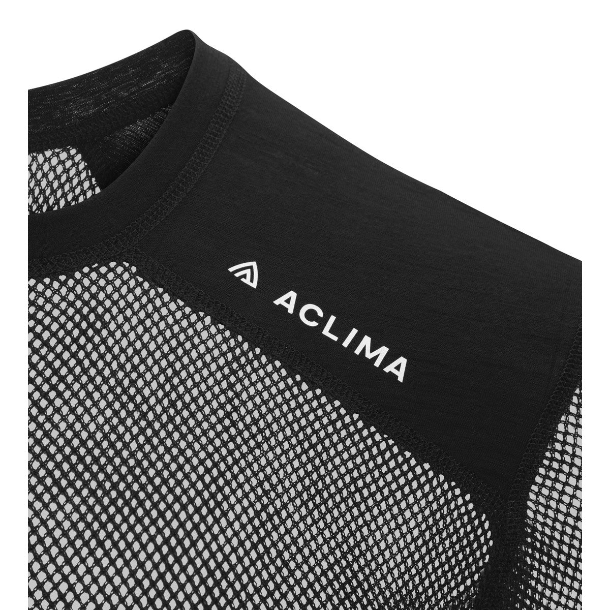 Aclima WoolNet Light Crewneck netundertrøje, herre (Jet Black)