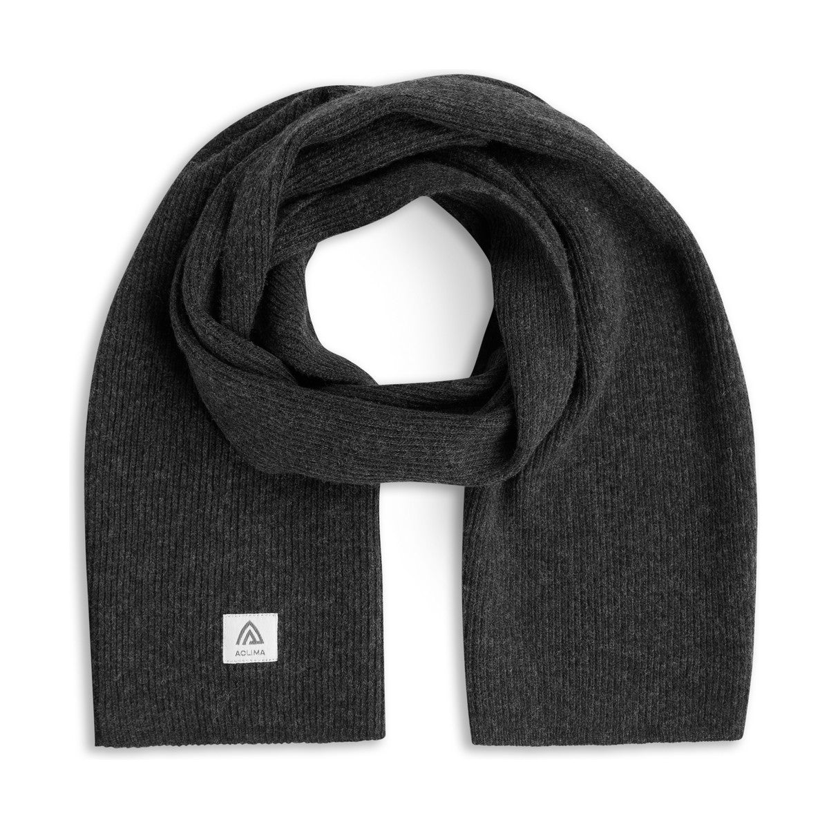 Aclima ReBorn Feltet Scarf halstørklæde (Dark Grey Melange)