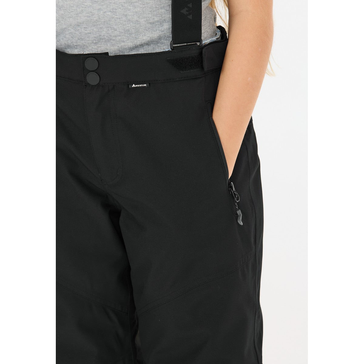 Whistler DRIZZLE W-Pro 10000 skibukser, junior (Black)