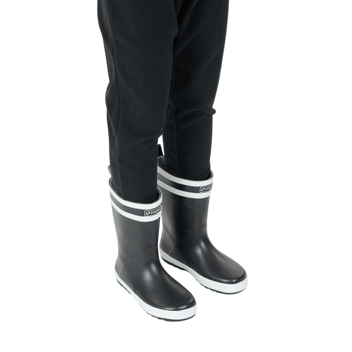 Zigzag Hurricane gummistøvler, junior (Black)