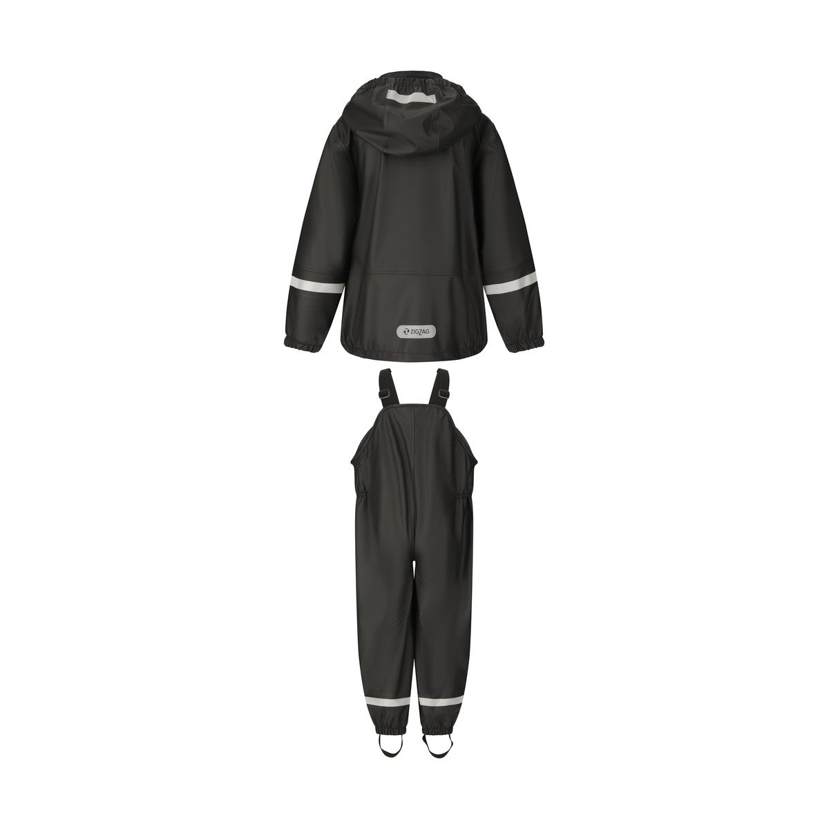 Zigzag Simba PU regnsæt, junior (Black)