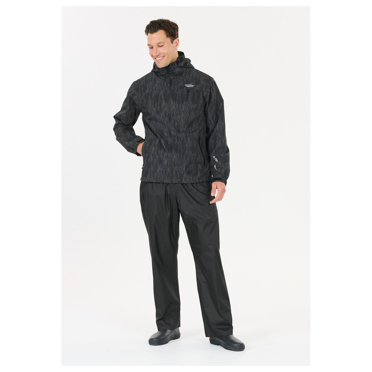 Weather Report Pack'way W-PRO 10000 regnbukser, herre (Black)