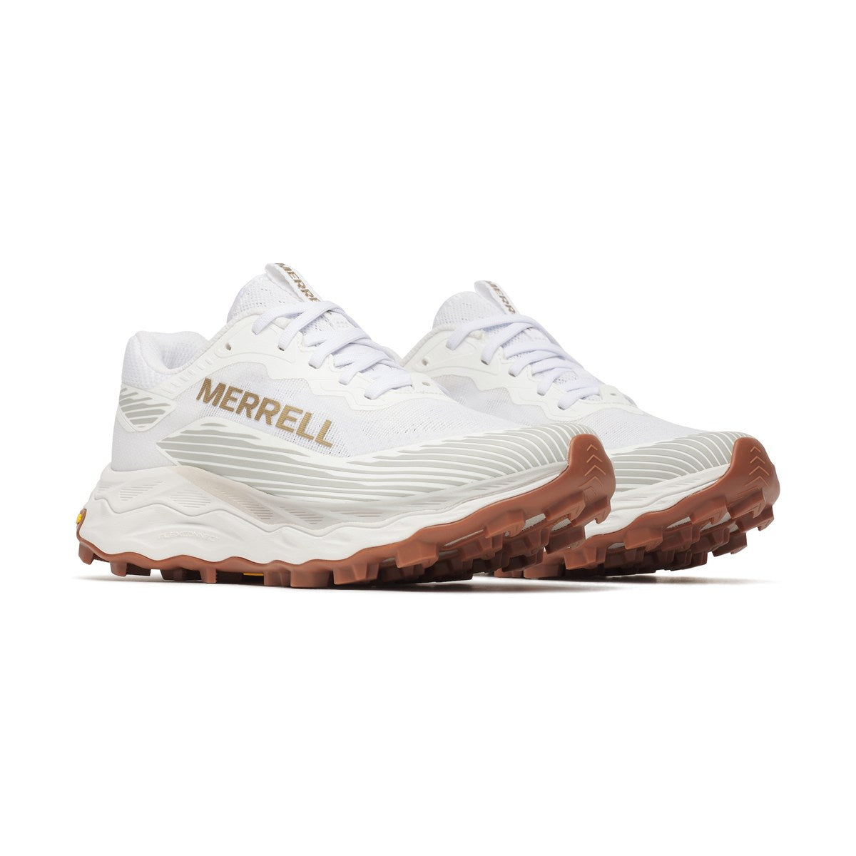 Merrell Agility Peak 6 vandre- og trailsko, dame (White / Gum Multi Colored)
