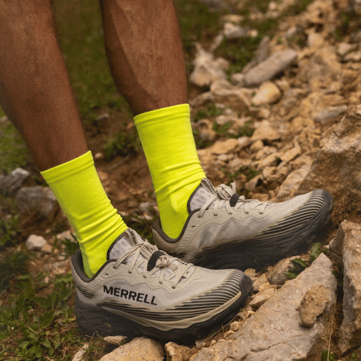 Merrell Agility Peak 6 trailsko, herre (Burlap Beige)