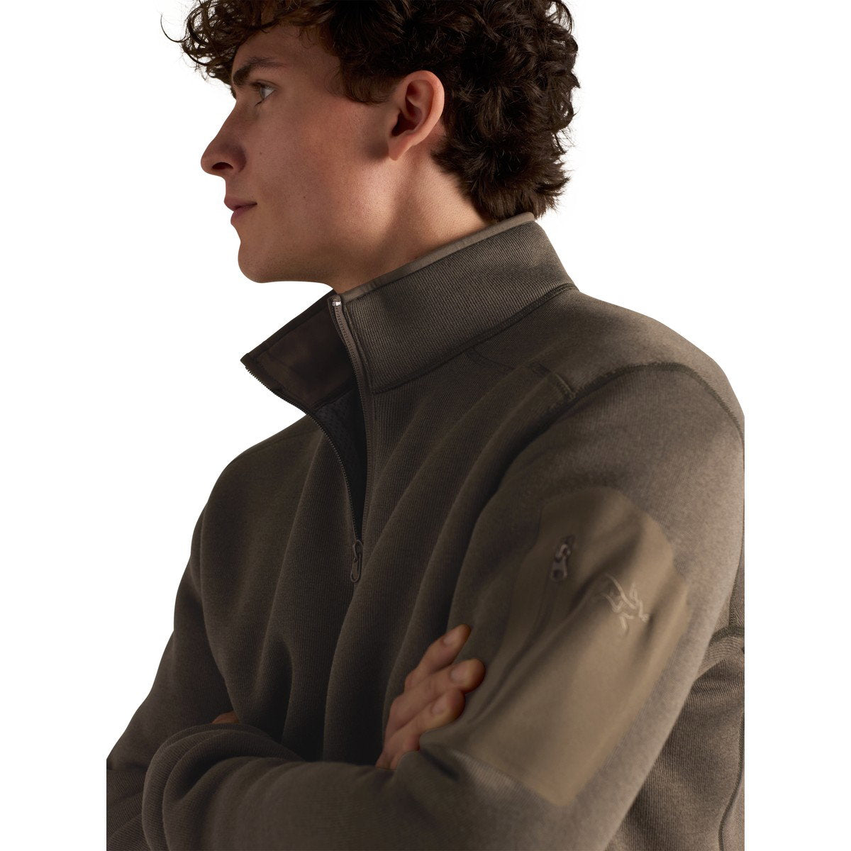 Arc'teryx Covert Cardigan fleece, herre (Mongoose Heather)