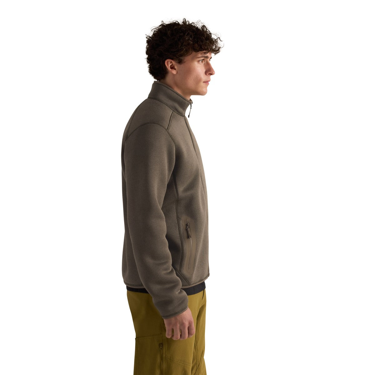 Arc'teryx Covert Cardigan fleece, herre (Mongoose Heather)