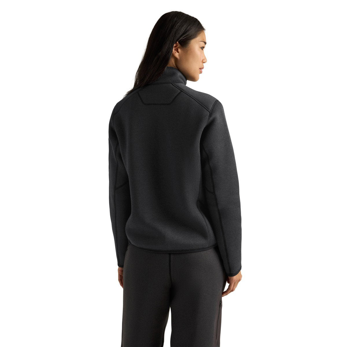 Arc'teryx Covert Cardigan fleece, dame (Black Heather)