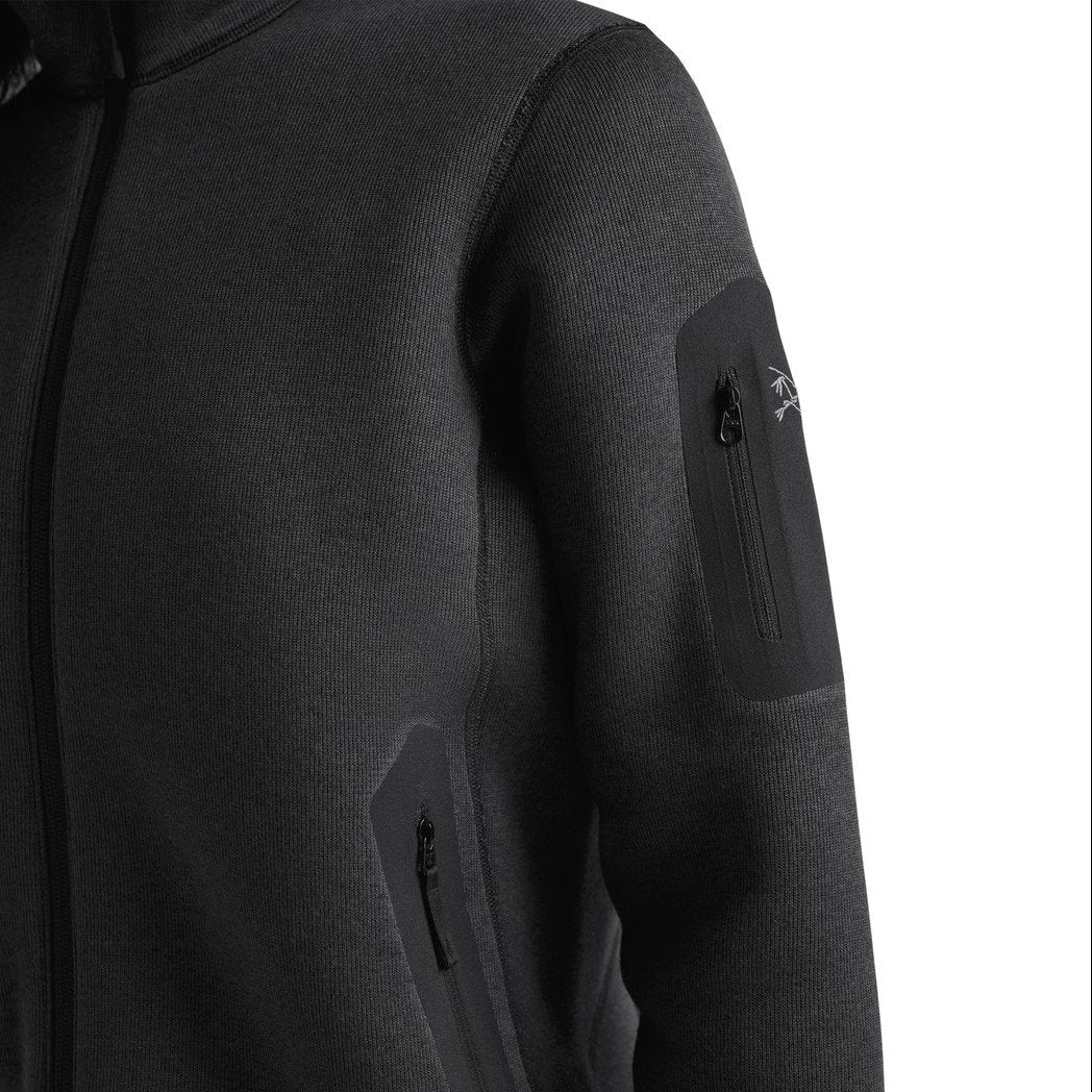 Arc'teryx Covert Cardigan fleecejakke, dame (Black Heather)