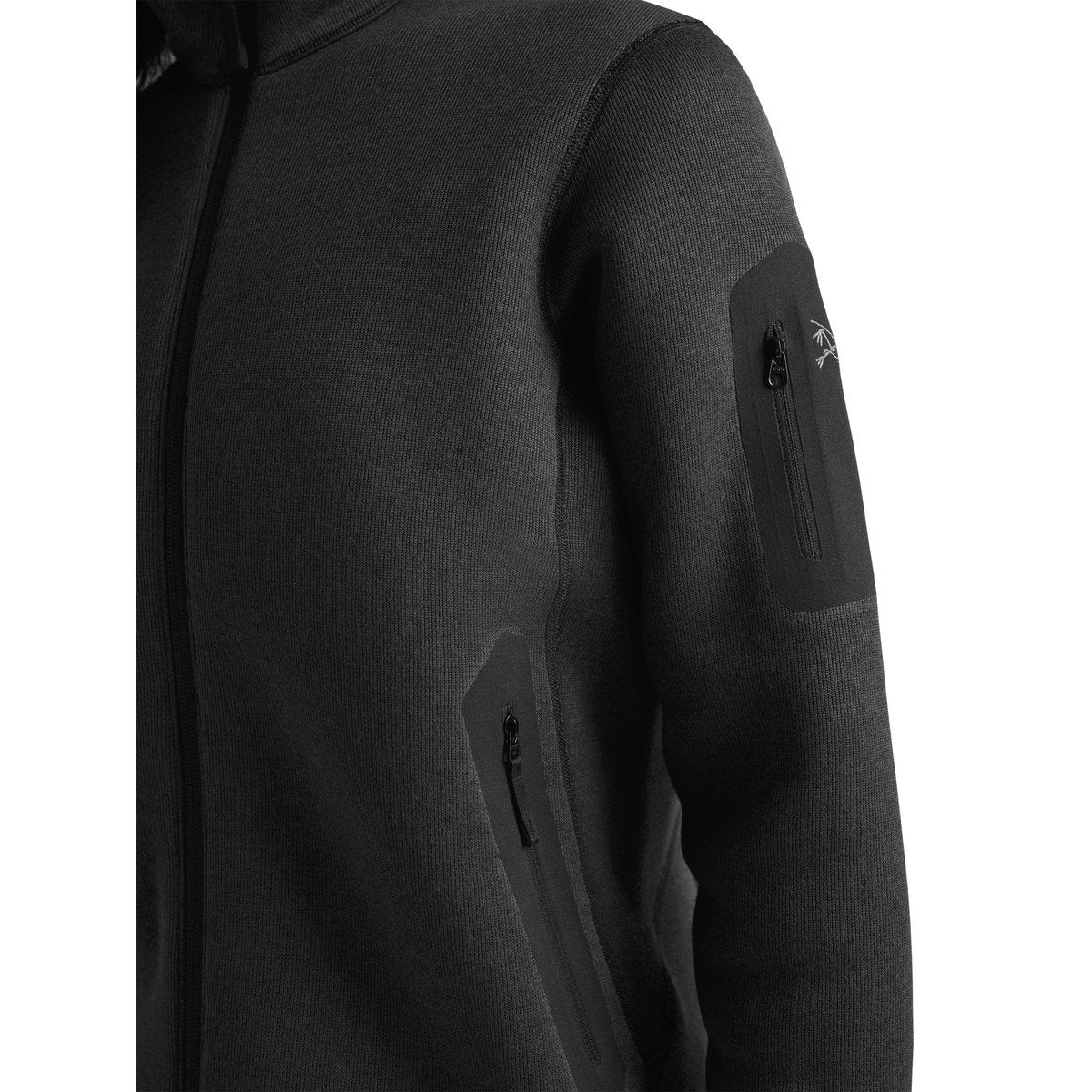 Arc'teryx Covert Cardigan fleece, dame (Black Heather)