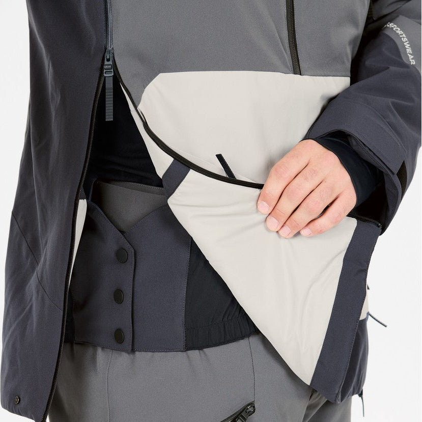 SOS Stellar Insulated Skianorak, herre (Grey)