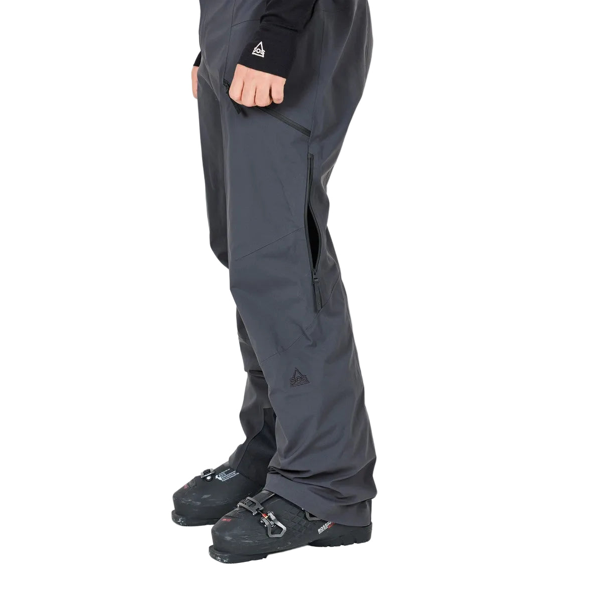 SOS Cosmos Stretch Shell 3-lags Skibukser, herre (Grey)