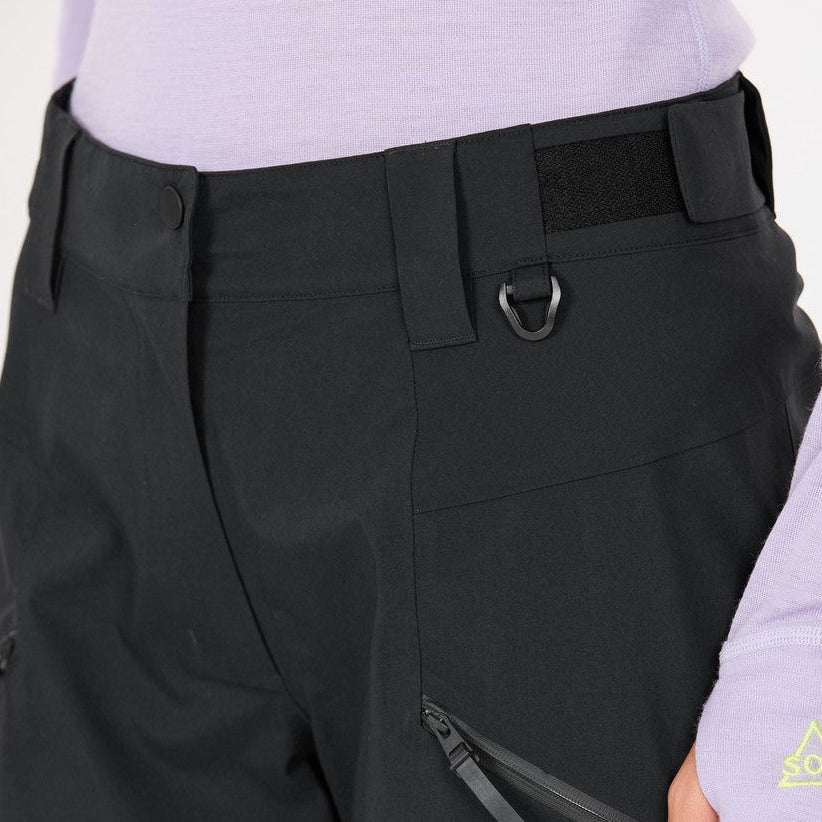 SOS Cosmos Stretch Shell 3-lags Skibukser, dame (Black)