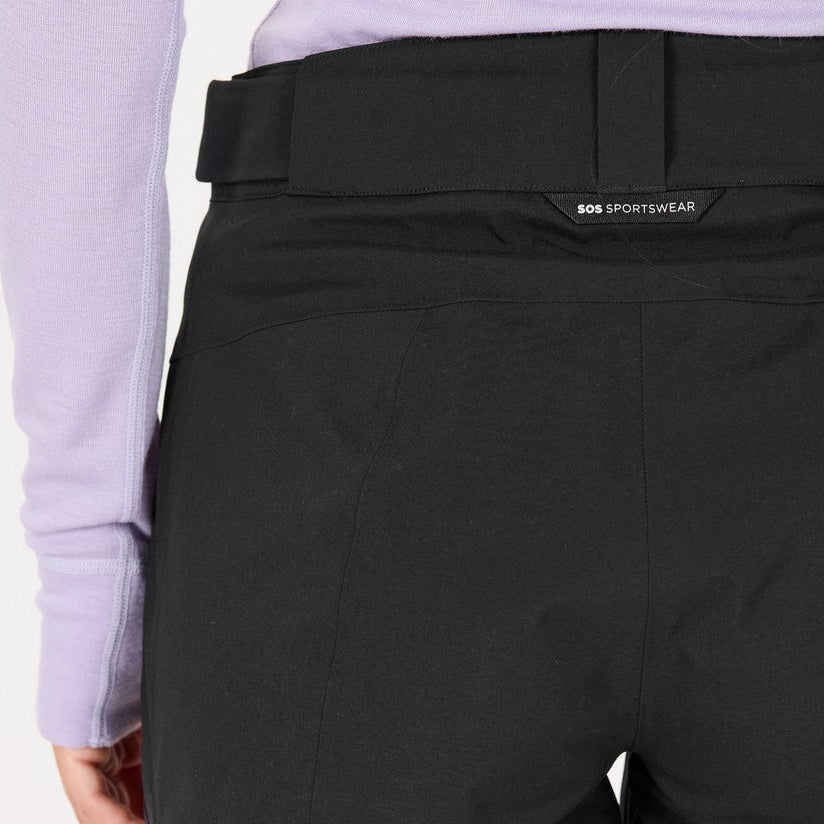 SOS Cosmos Stretch Shell 3-lags Skibukser, dame (Black)