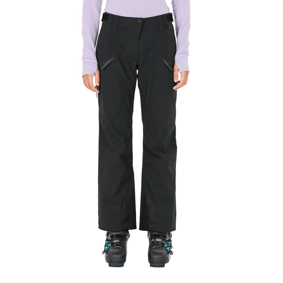 SOS Cosmos Stretch Shell 3-lags Skibukser, dame (Black)