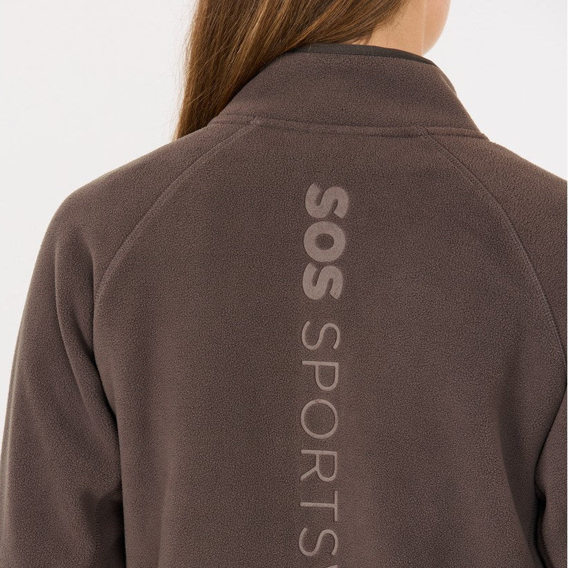 SOS Draco Jacket fleecetrøje, dame (Brown)