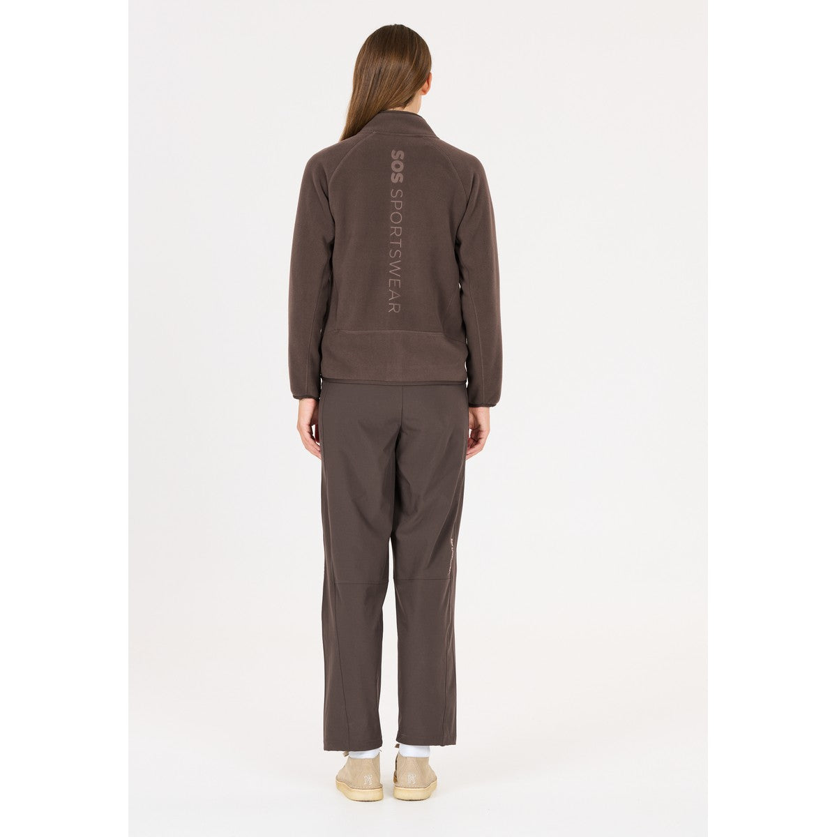 SOS Draco Jacket fleecetrøje, dame (Brown)