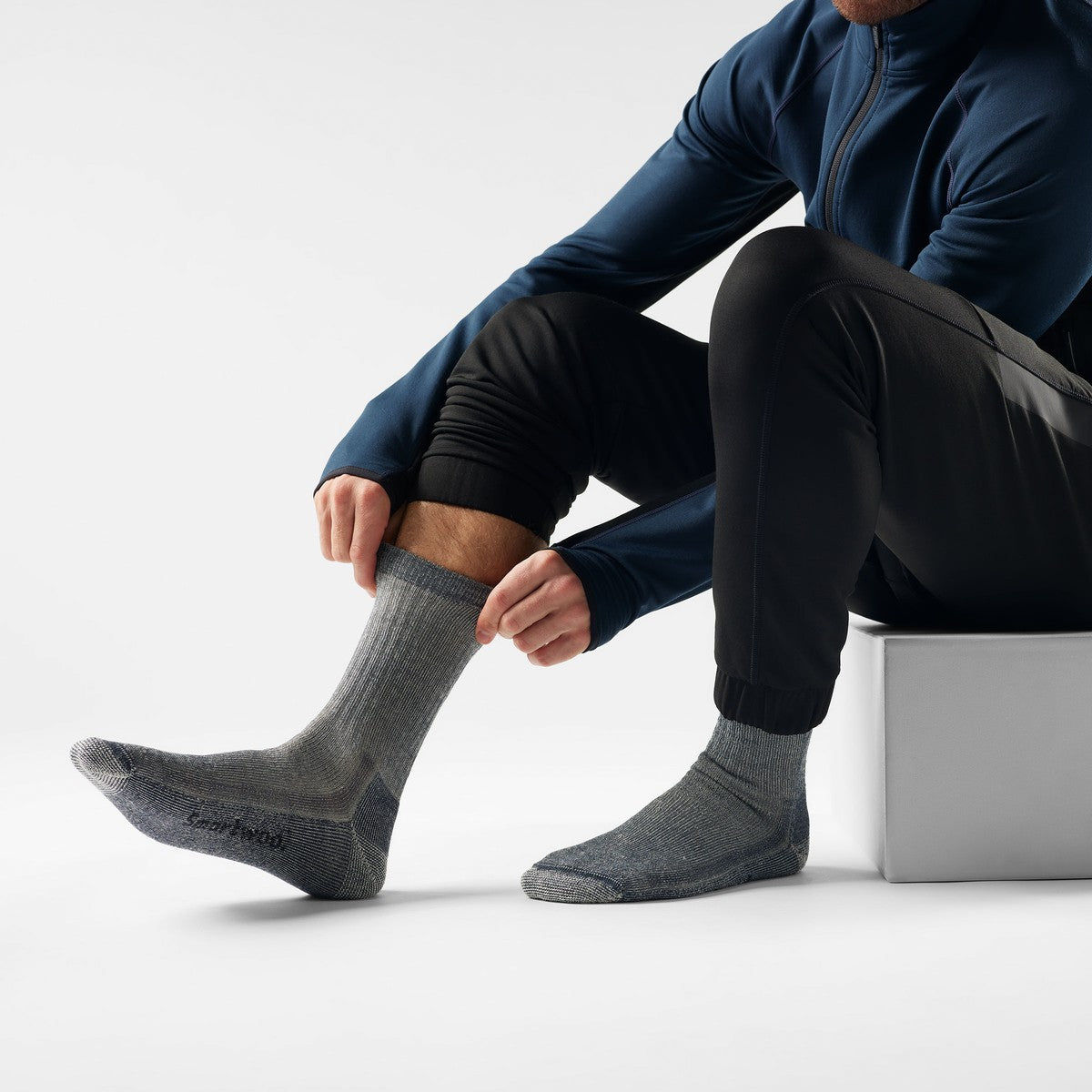 Smartwool Hike Classic Edition FC Crew vandresokker (Medium Gray)
