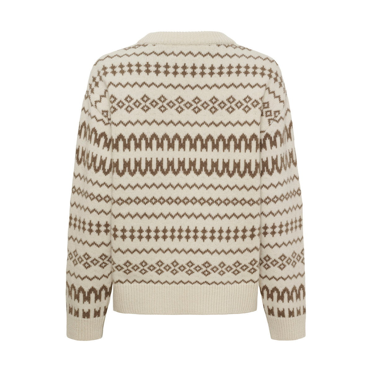 Klitmøller Collective Norma strik, dame (Cream/Cashew)