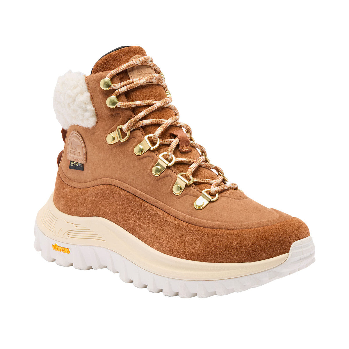 Sorel Callsign™ Conquest GORE-TEX vinterstøvler, dame (Velvet Tan / Bleached Ceramic)