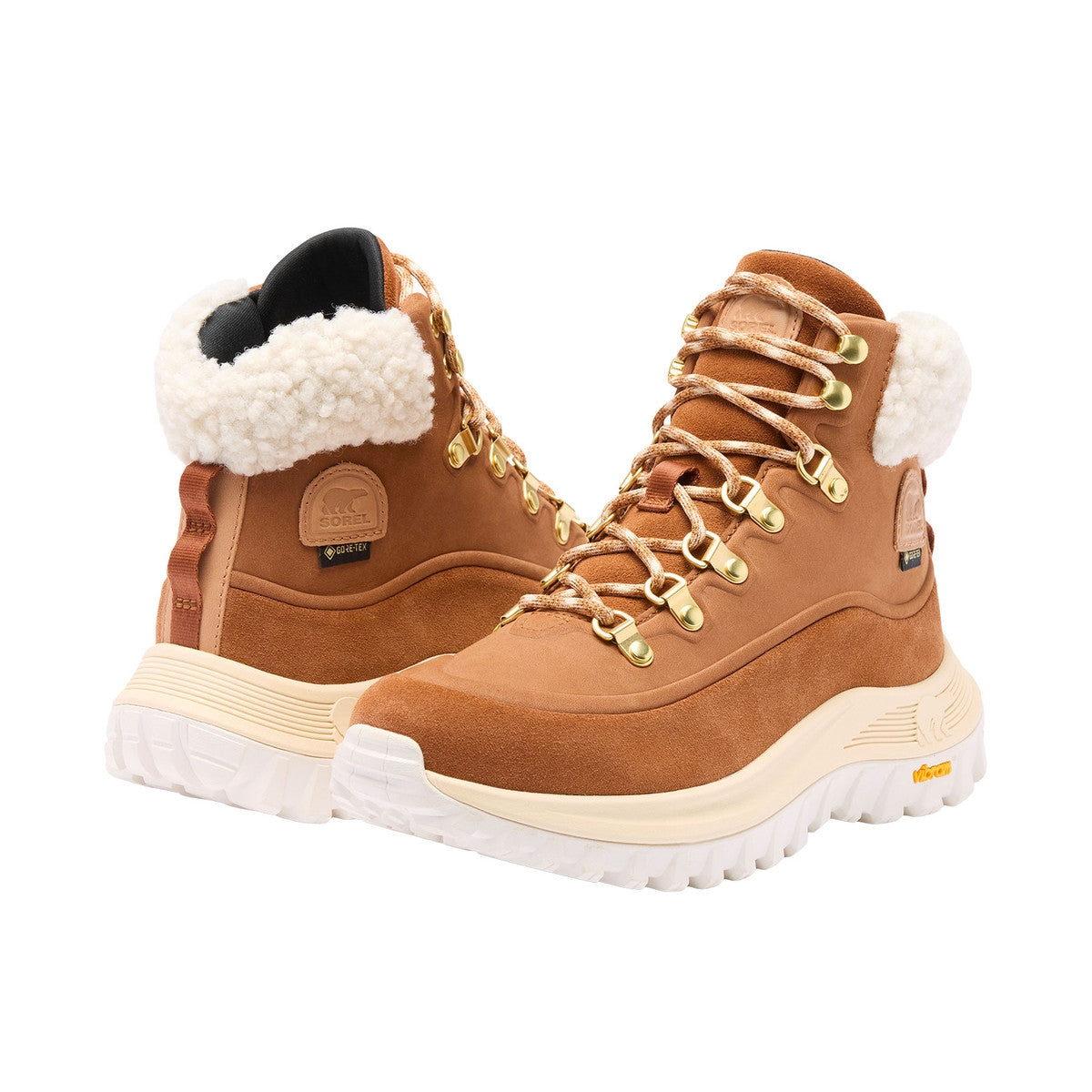 Sorel Callsign™ Conquest GORE-TEX vinterstøvler, dame (Velvet Tan / Bleached Ceramic)