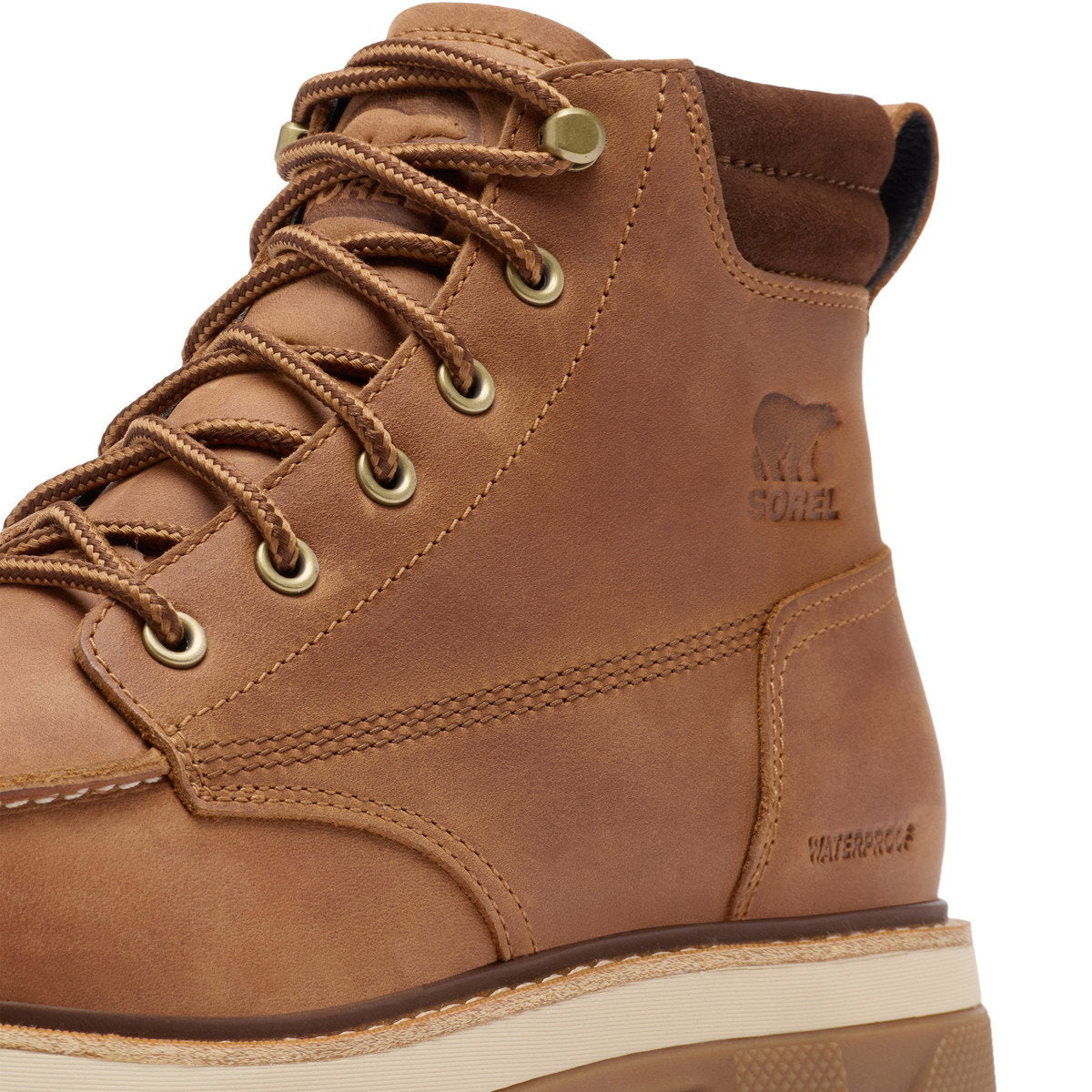 Sorel Lark-47 Moc Toe Waterproof støvler, herre (Velvet Tan)