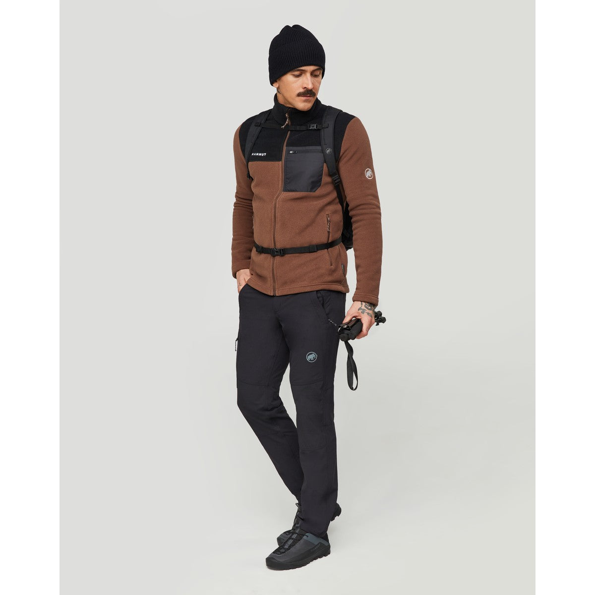 Mammut Innominata ML fleece, herre (Soil Black)