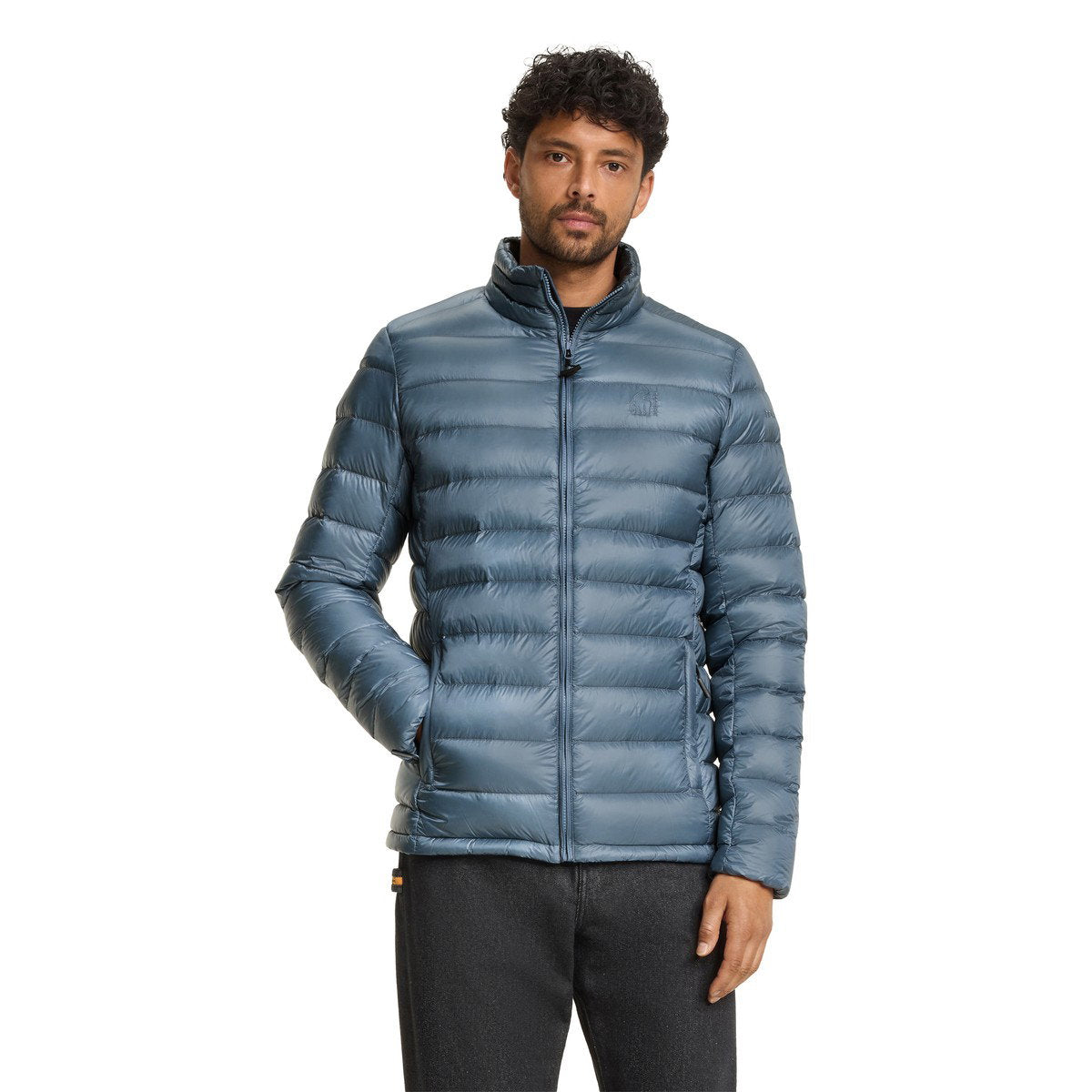 Nordisk Hjalte dunjakke, herre (Blue Mirage)
