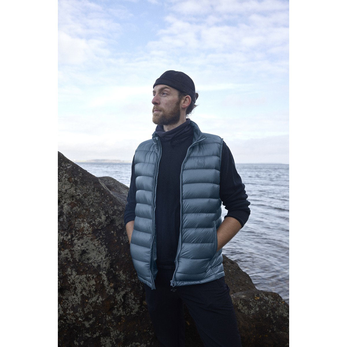 Nordisk Harald dunvest, herre (Blue Mirage)