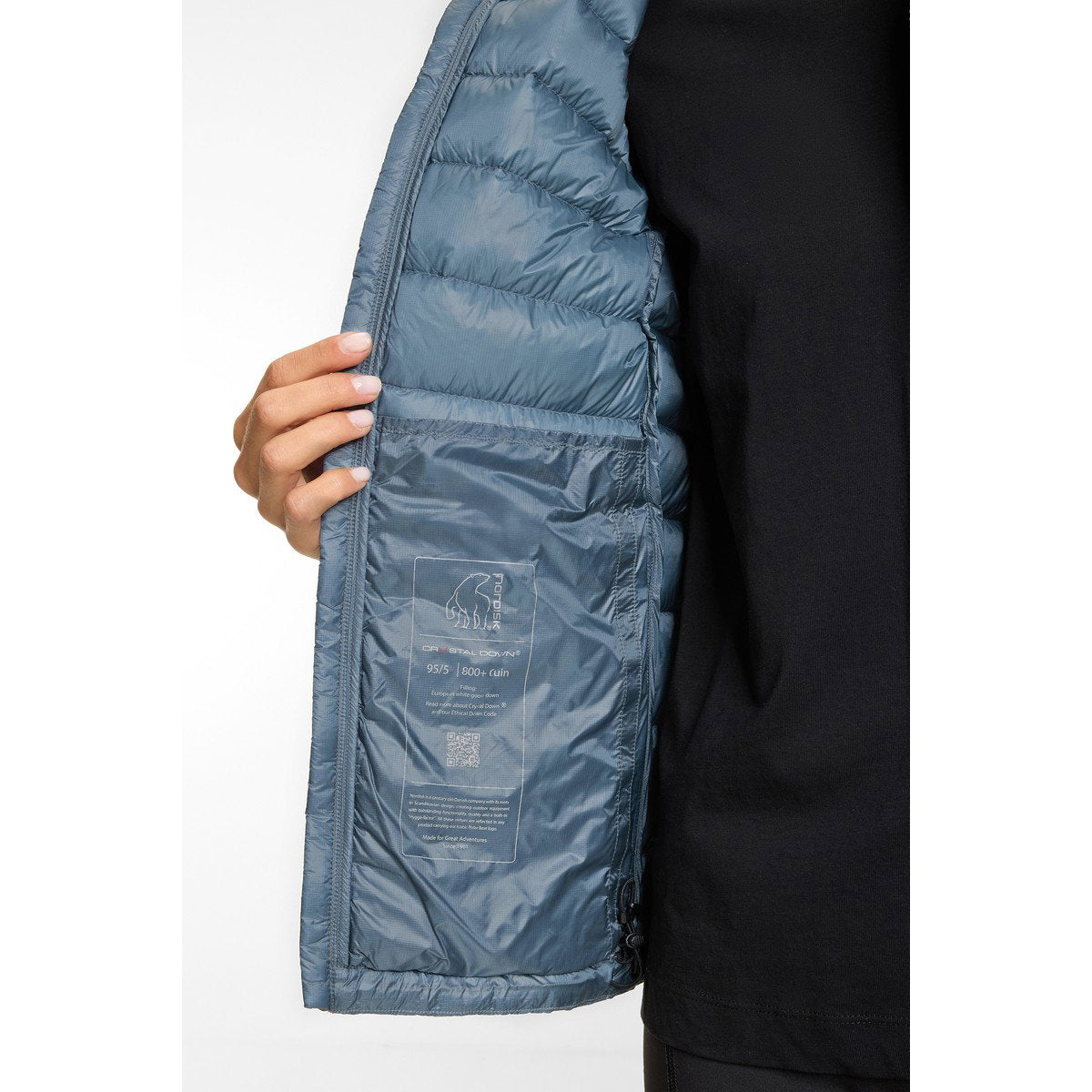 Nordisk Asta dunvest, dame (Blue Mirage)