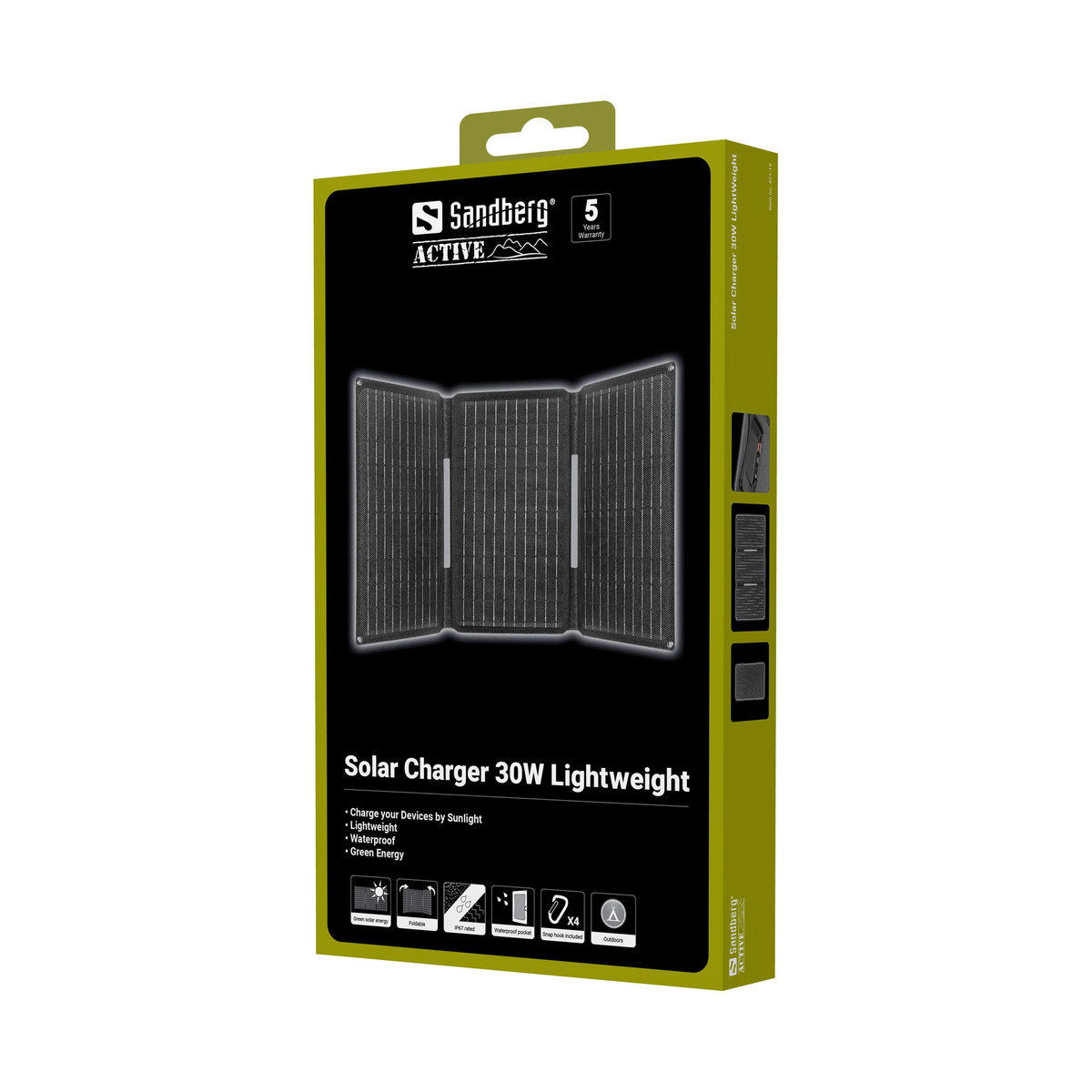 Sandberg Solar Charger solpanel 30 W (Black)