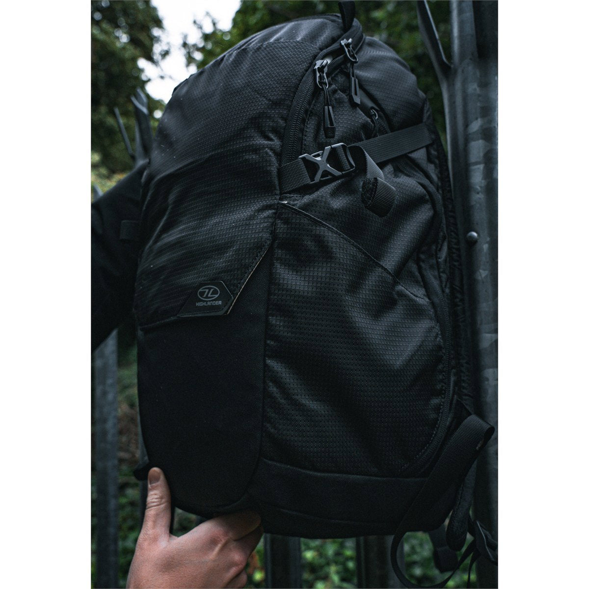 Highlander Roam Ripstop-nylon rygsæk 28 L (Black)