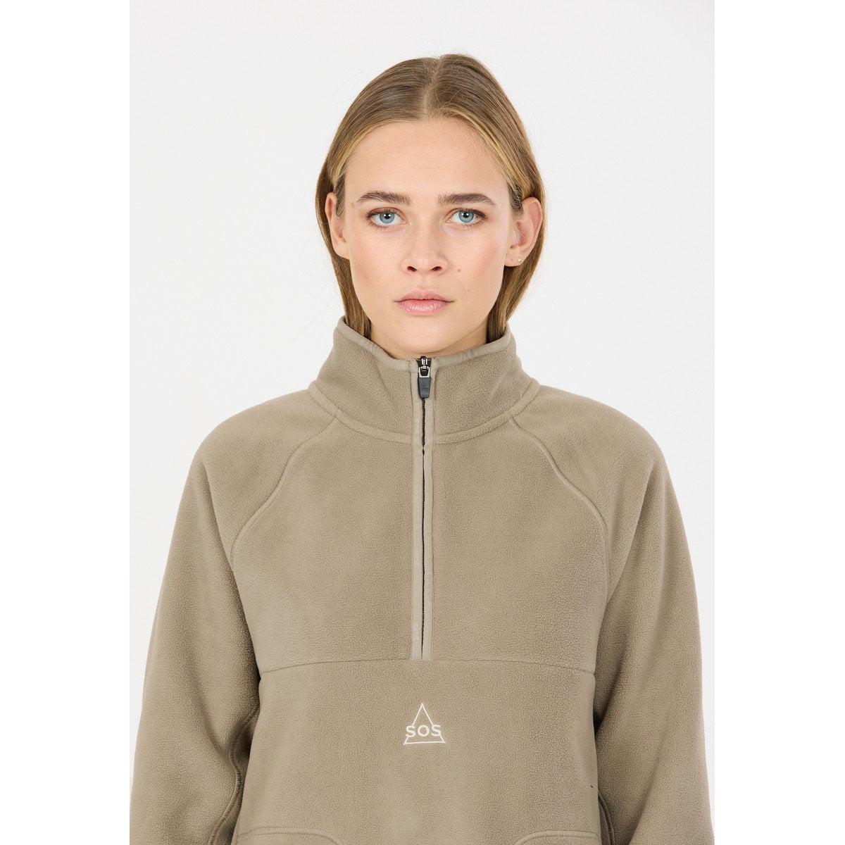 SOS Munson Half Zip fleece, dame (Brindle)