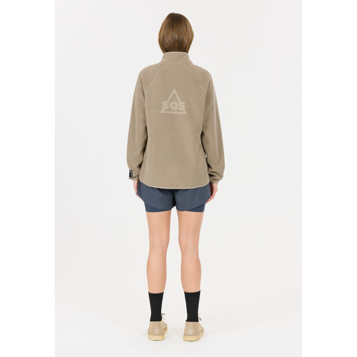 SOS Munson Half Zip fleece, dame (Brindle)